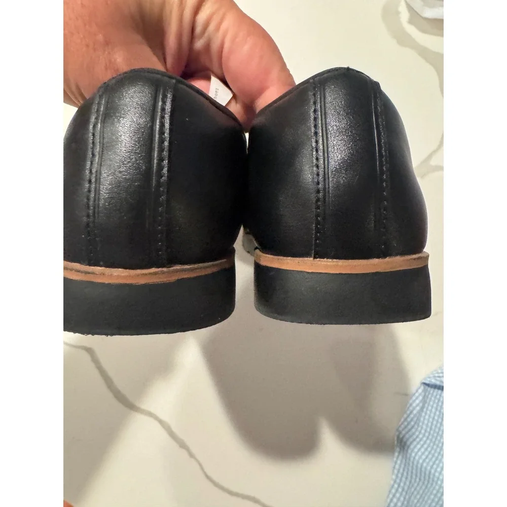 Rockport Total Motion TruTech Black Perforated Leather Loafers CI7093 Womens‎ 7